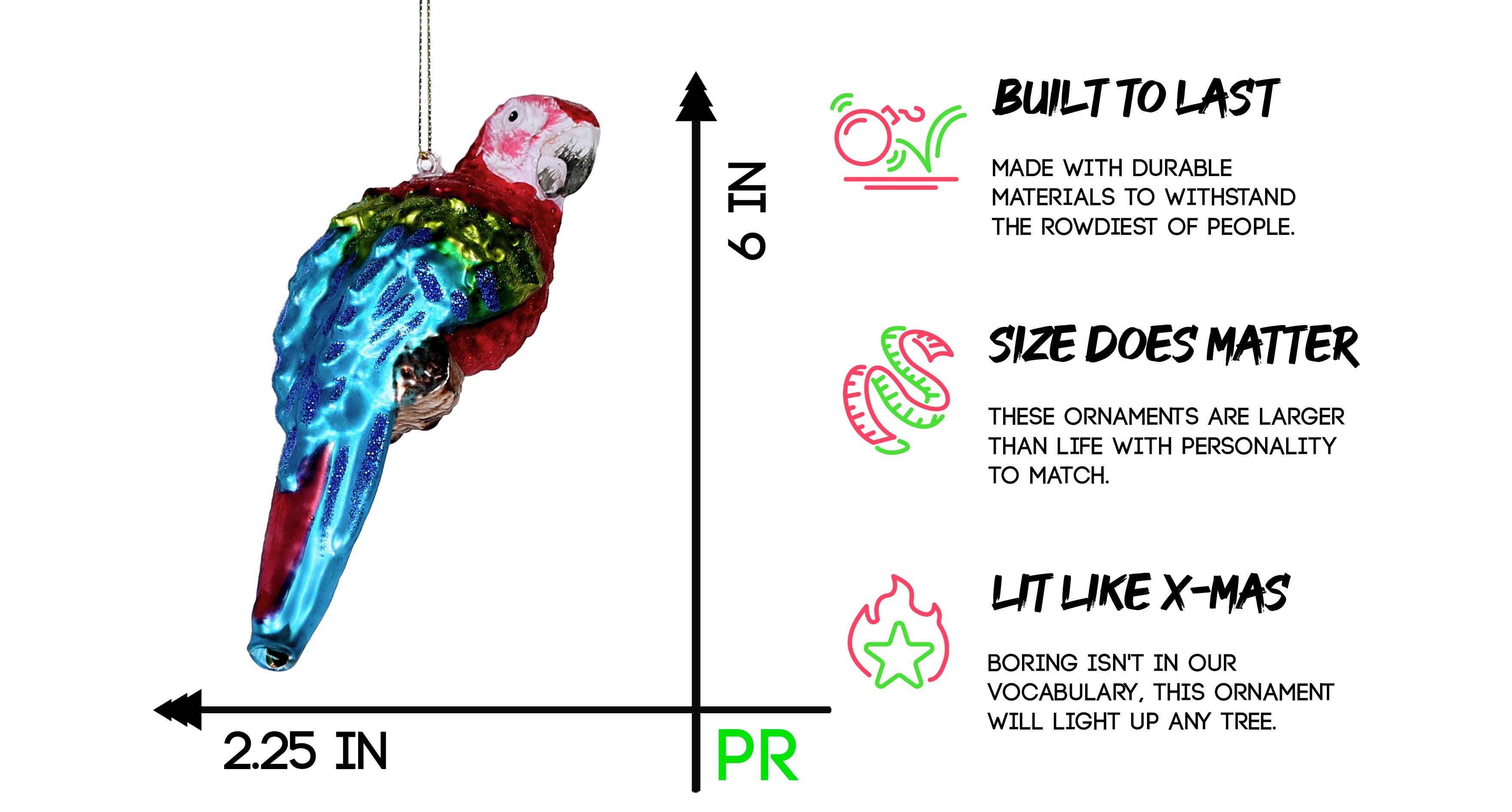 Party Rock Ornaments – Großhandel Verzierung – Party Rock | Ornament aus Ara-Glas2