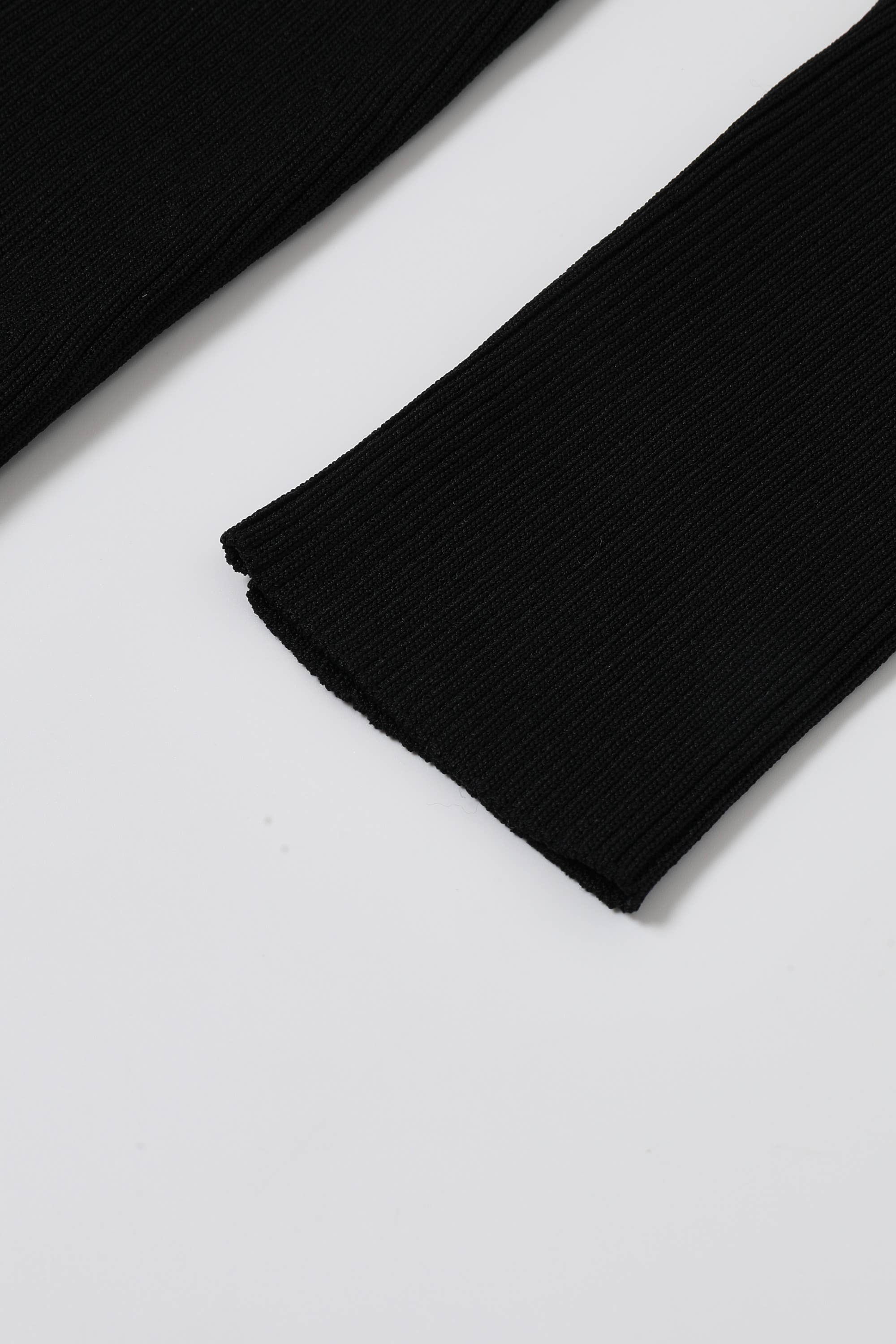 Black Aurora Noir Long Sleeve Dress for wholesale on Faire5