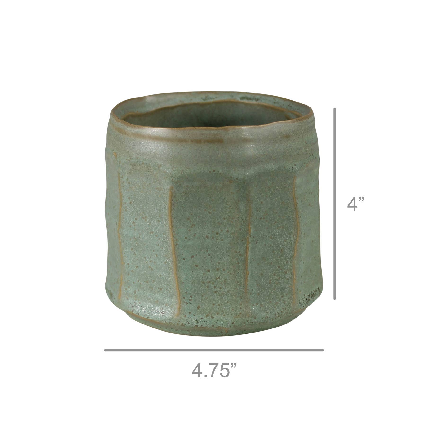 HomArt - Wholesale Plant Pot - Olive Cachepot, Ceramic - Lrg1