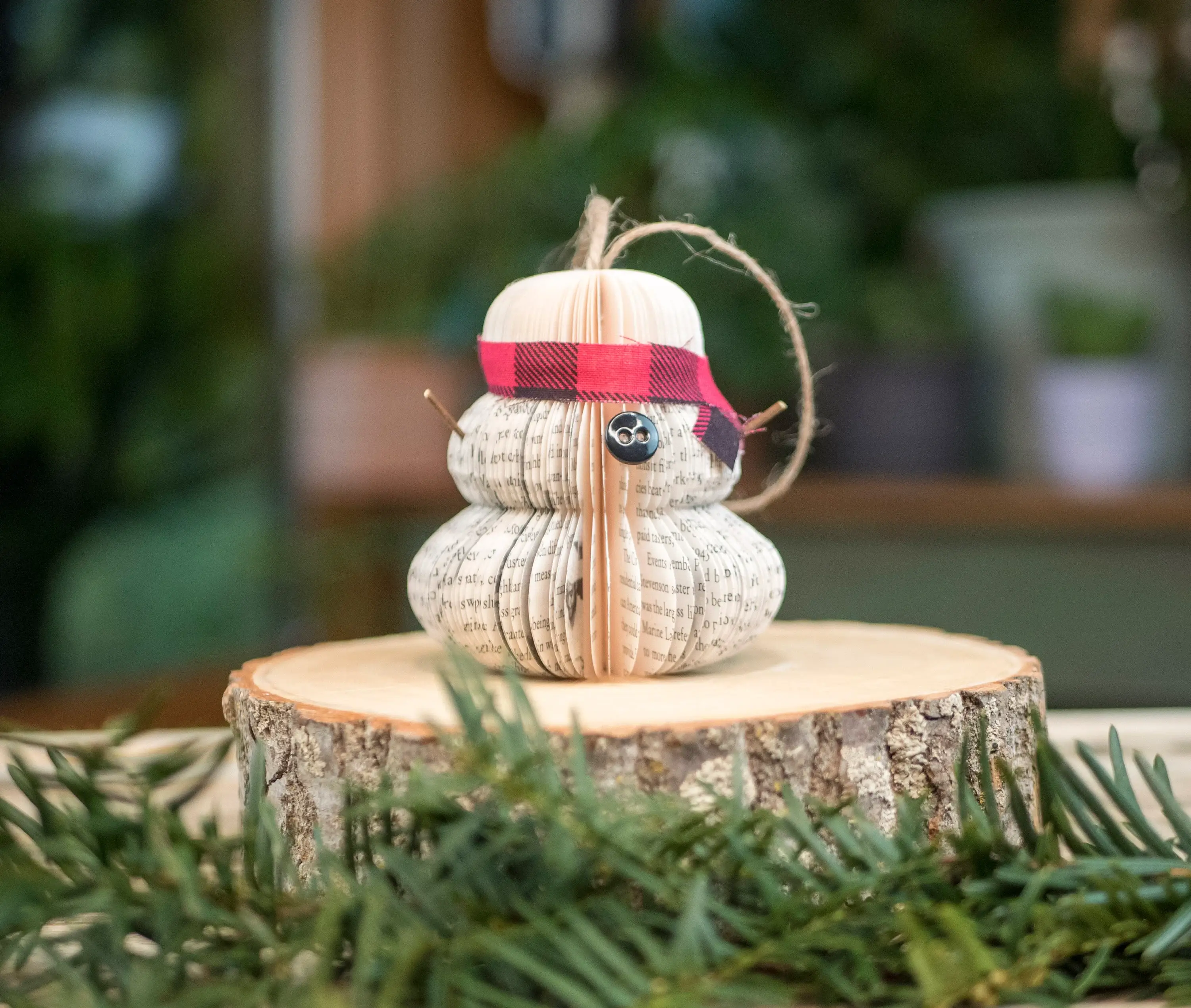 Root To Vine – wholesale Ornament – Snowman Christmas Ornament - Holiday Bookish Gift1