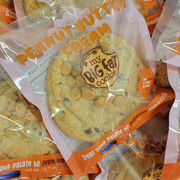 My Big Fat Cookie - Wholesale Cookie - STUFFED: Peanut Butter Cream1