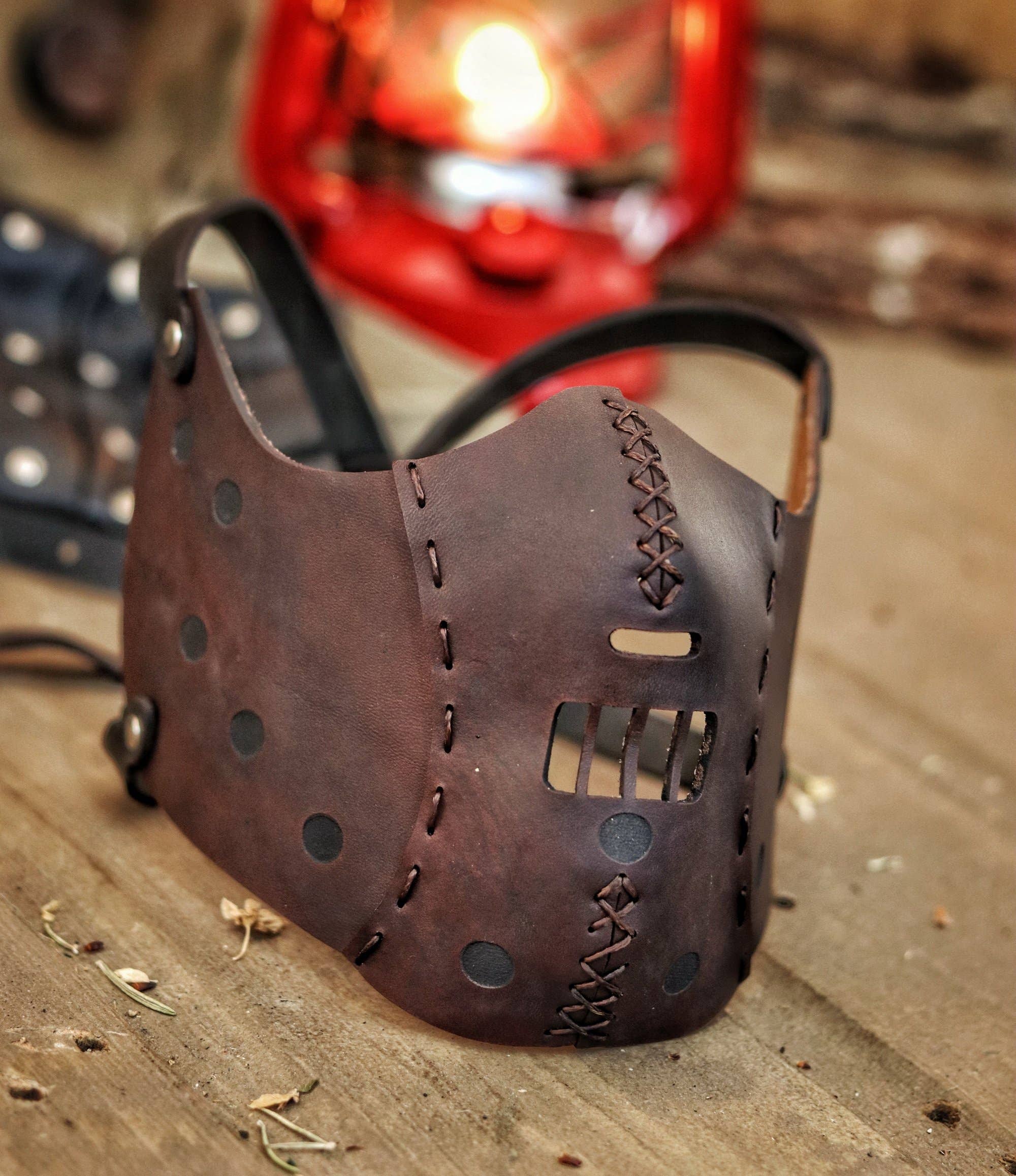 Outcast Props - Wholesale Verkleedkleren - Volwassene - Leren gezichtsmasker Dr. Hannibal Lecter6