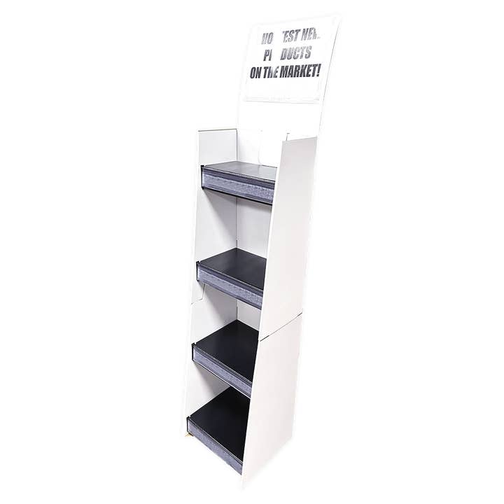 Novelty Brands - Wholesale Retailer Display Stand/Case - Corrugated Floor Display Merchandising Fixture