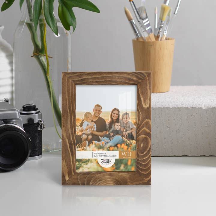 Wexford Home - Wholesale Picture Frame - Photo Frame, Real Wood with Wood Grain, Walnut3
