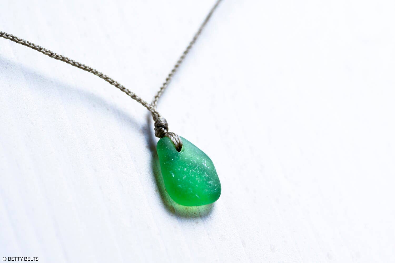 Betty Belts | Ocean Lovers® - Wholesale Pendant/Charm Necklace - Maddie Genuine Sea Glass Necklace0