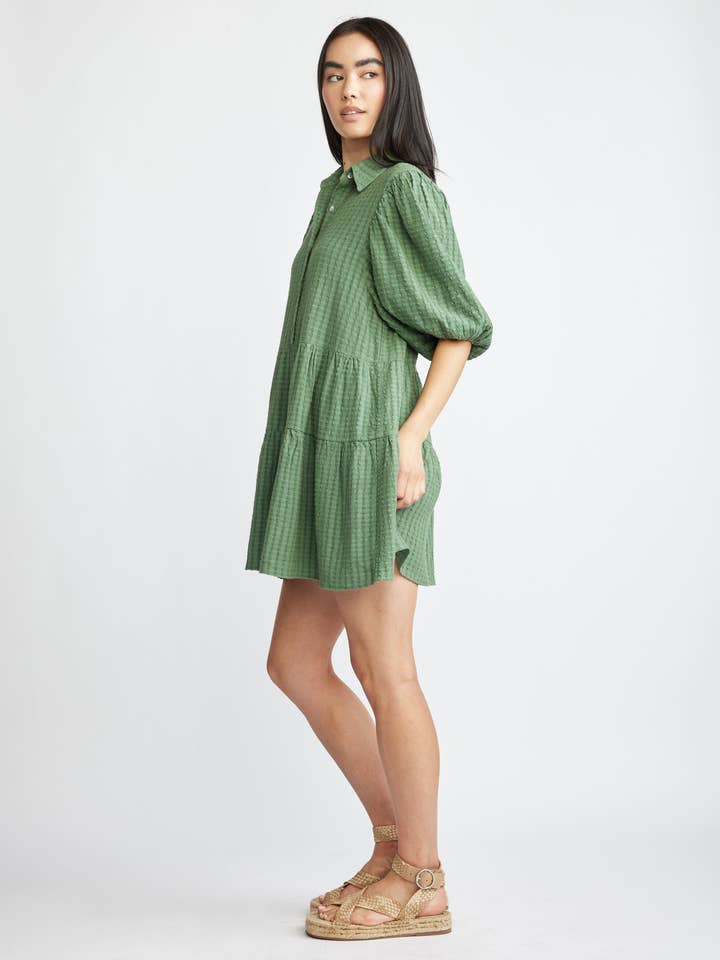Fennel Kourt Mini Shirt Dress for wholesale on Faire