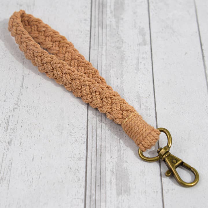 SoapElenGlen - Wholesale Keychain - Women's - Boho Macrame Keychain, Braided Macrame Wristlet2