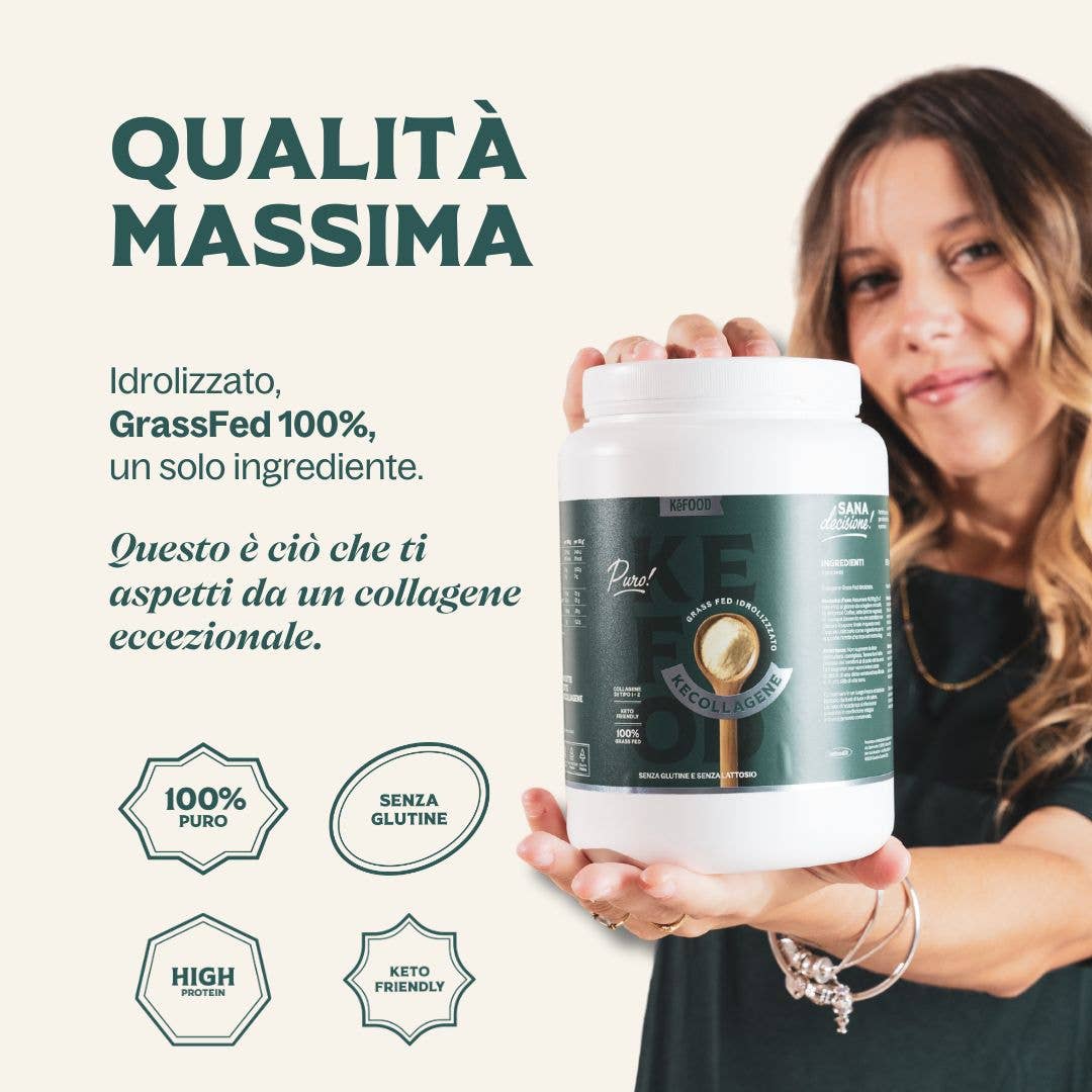 KeFood - Wholesale Protein/Superfood Powder - GRASS FED COLLAGEN WITH VIT C 500G3