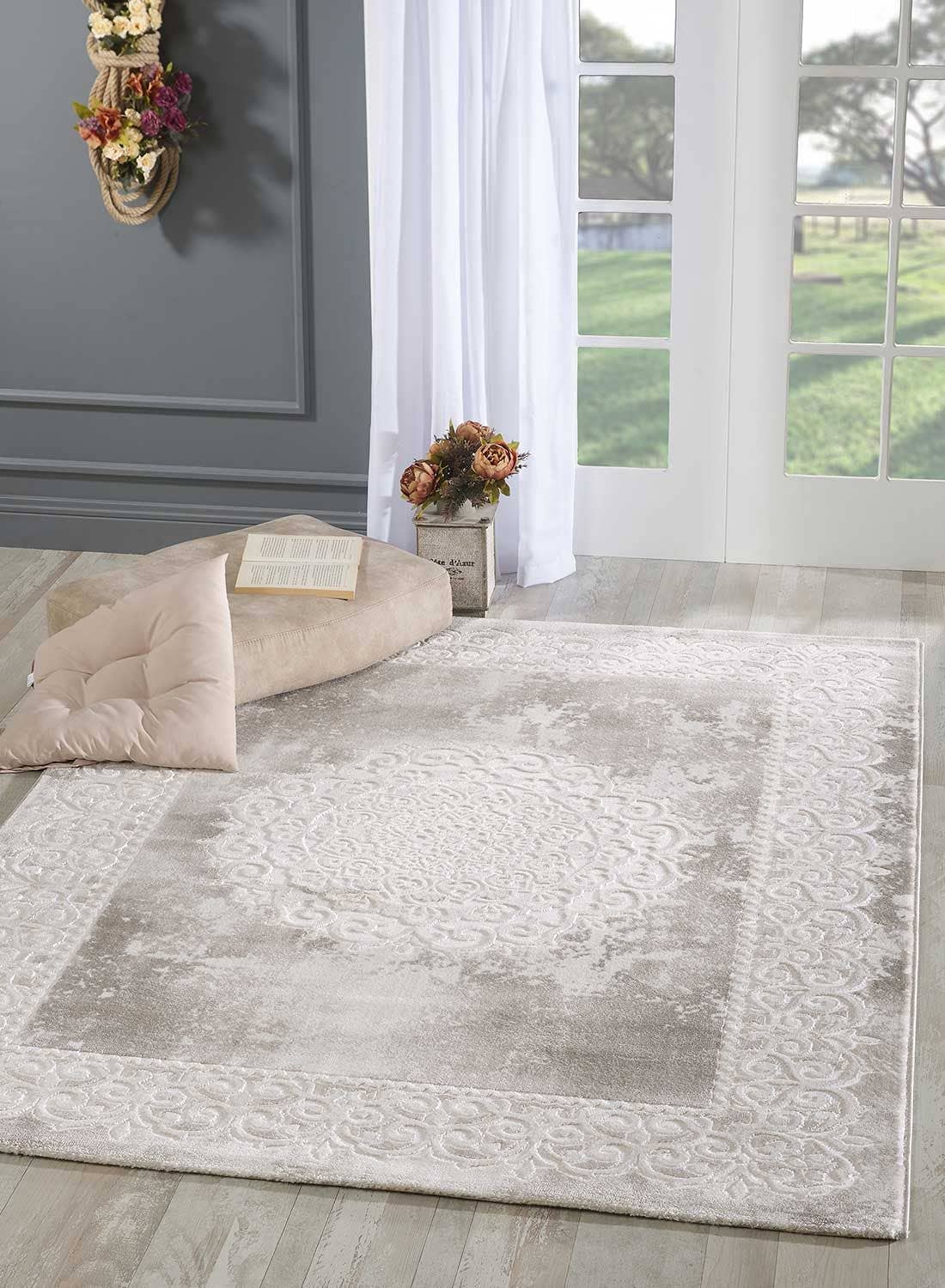 O&Ko - Vendita all'ingrosso Tappetini - Tappeto stile orientale KHY BALROD Oeko tex da soggiorno beige1