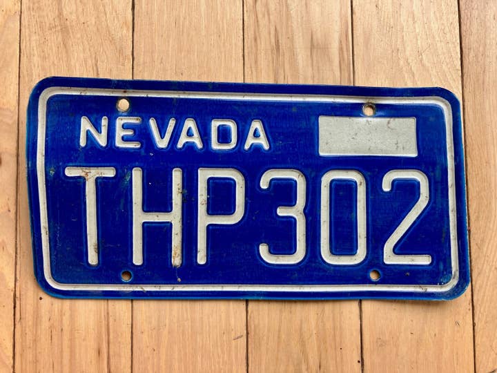 Targa del Nevada degli anni '80 per la vendita all'ingrosso da parte di RusticPlates