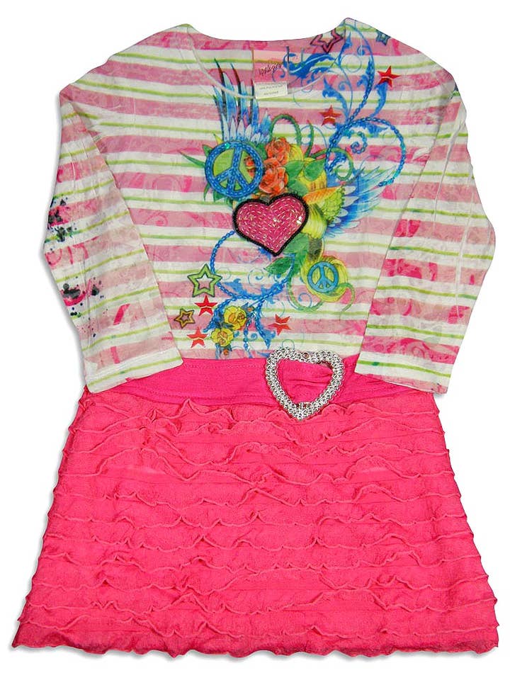 Eastern Off Price - Wholesale Dress - Kids - Lipstik Girl's Toddler - Size 16 Long Sleeve Dress - 6 Diffe