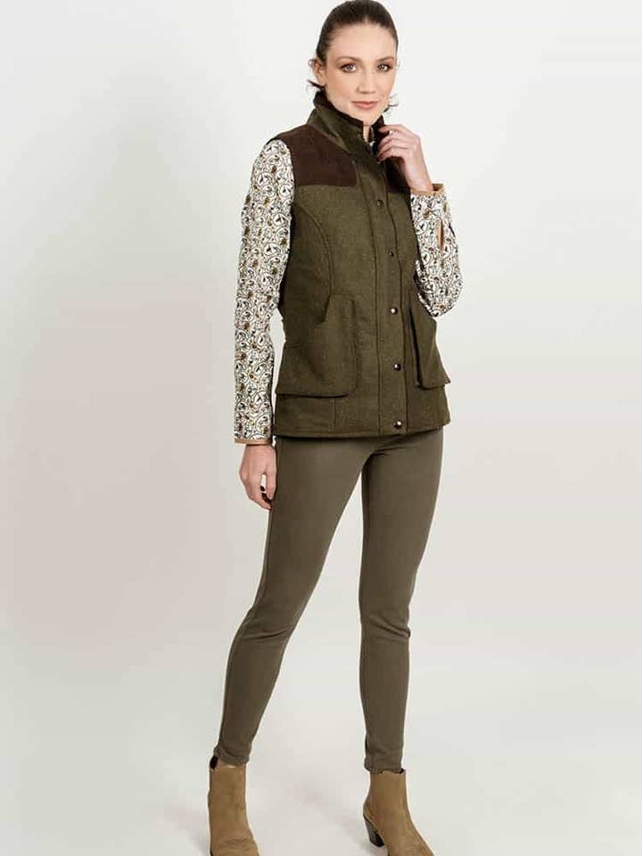 AVA Pure wool gilet for wholesale by HARTWELL