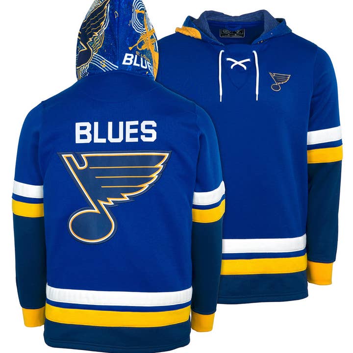 St. Louis Blues Lace-Up Hoodie for wholesale by FE