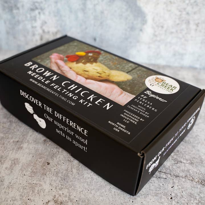 Bear Creek Felting - Wholesale Craft Sewing Kit - Chicken Needle Felting Kit (Beginner)8