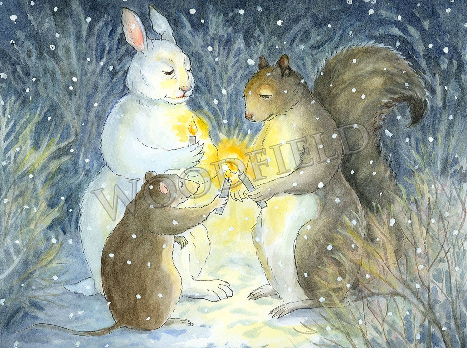 Woodfield Press – wholesale Stationery/notecard set – #1000 - Winter Assortment3