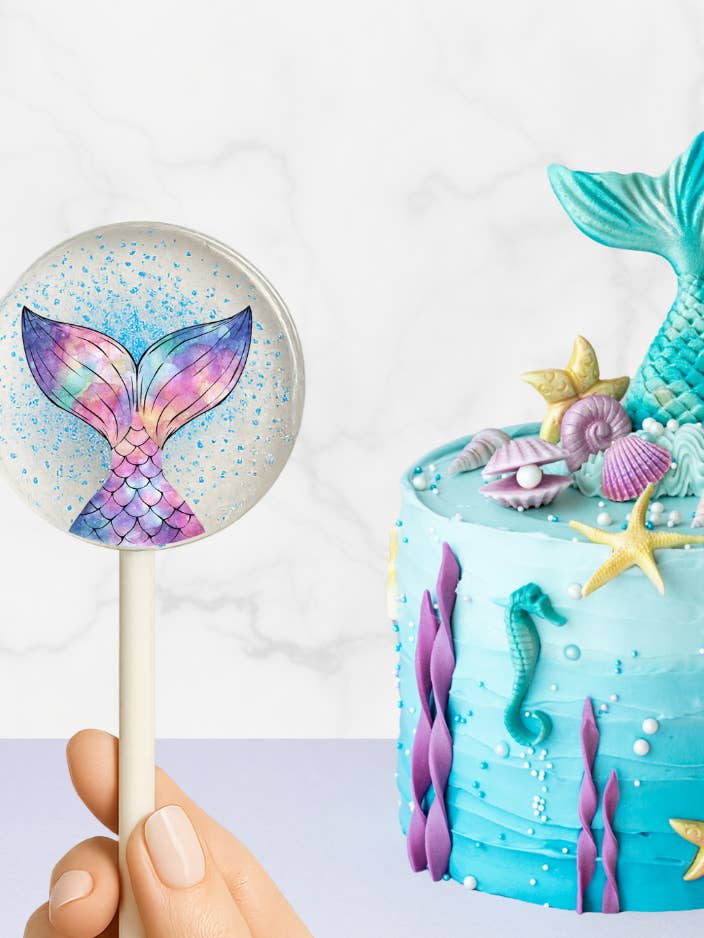 Mermaid Lollipops, Wholesale Mermaid Candy for wholesale by TheLollipopStudio