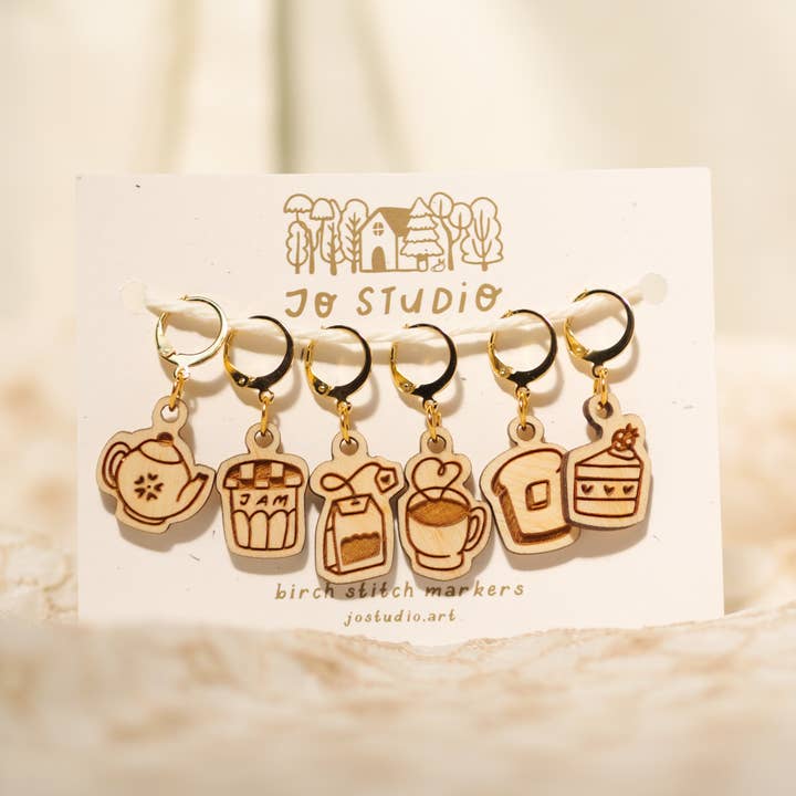 Te-tids markörer för stickning för wholesale av Jo Studio