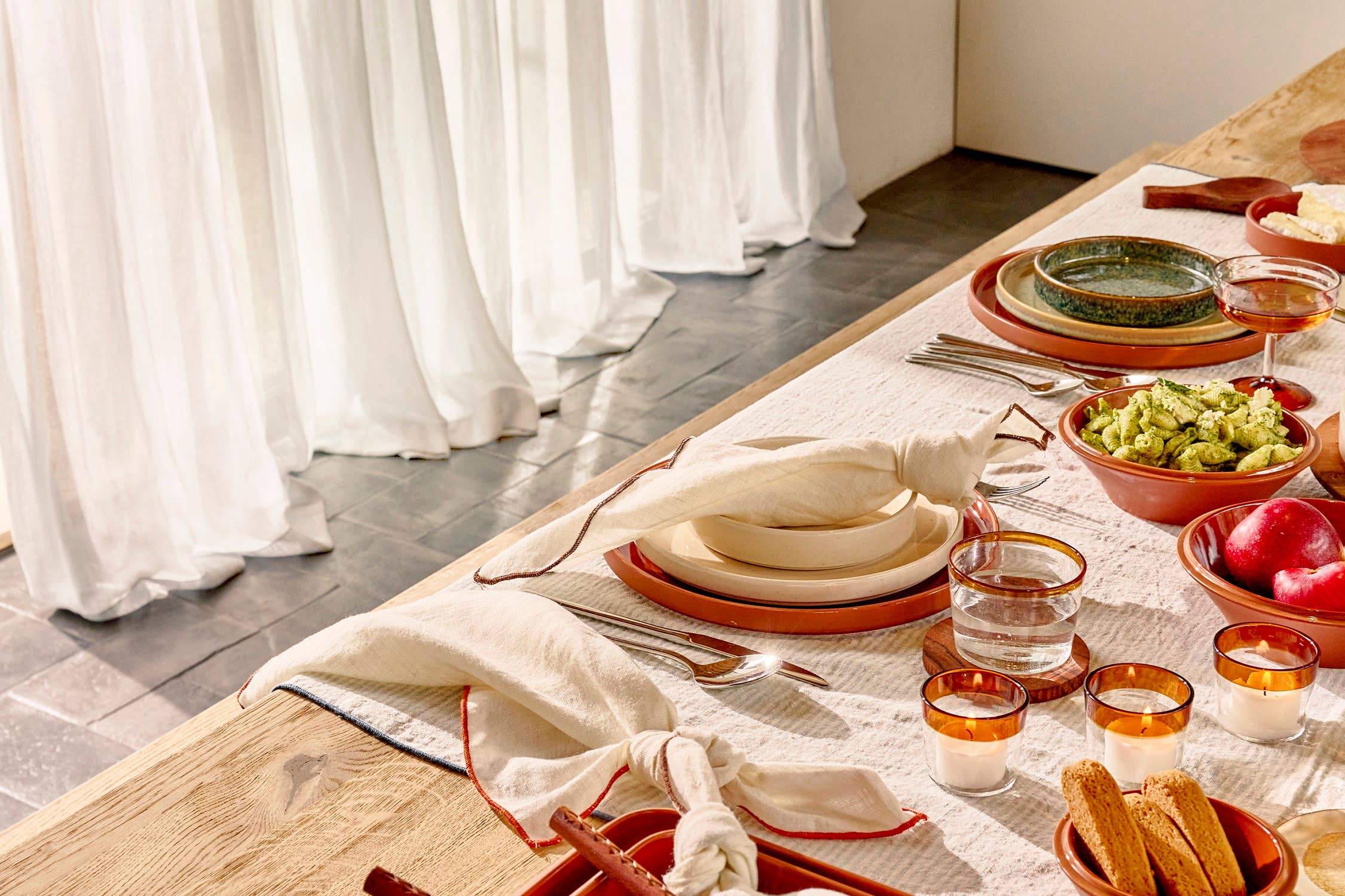 Carte Blanche Brown Linen Napkin for wholesale on Faire3