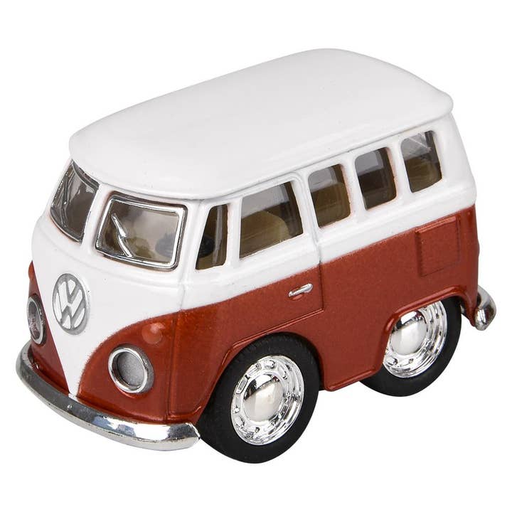 The Toy Network - Wholesale Toy Car/Truck - Kids - 2" Diecast Pull Back VW Mini Bus 12/Display2