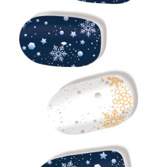 Blue Silent Night Super Jellies DIY Semi Cured Gel Nail Wrap for wholesale on Faire5