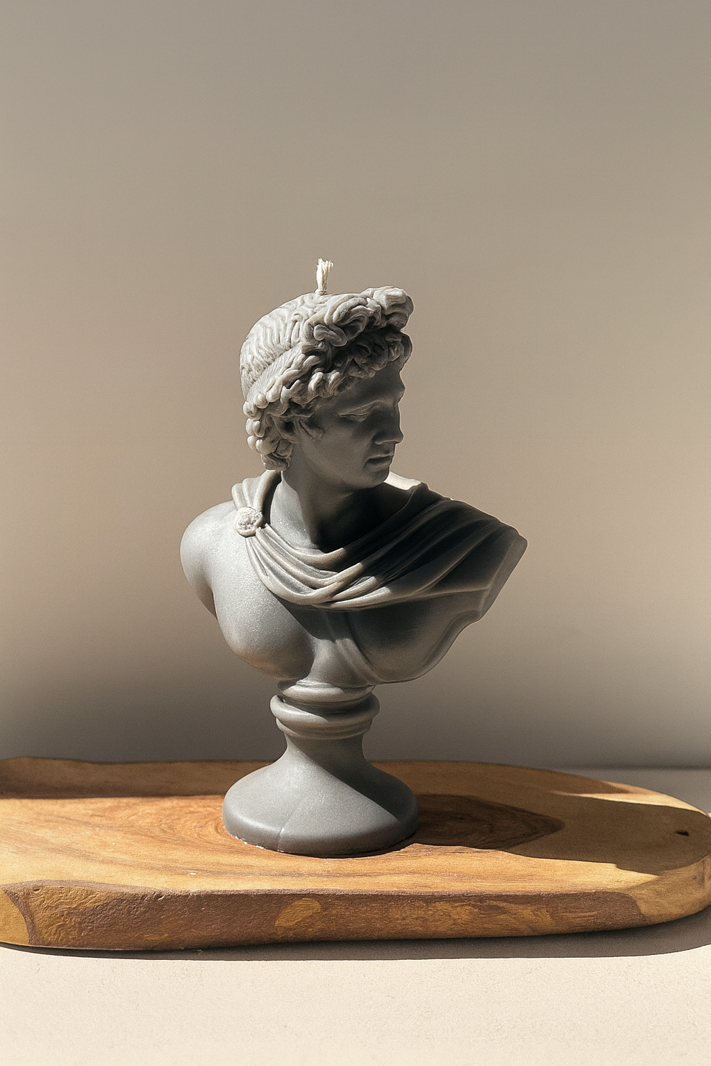 Aroma Therapy Candle - Wholesale Novelty Candle - Sculptured Apollo Bust Candle3