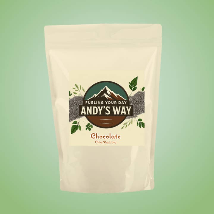 Andy's Way - Wholesale Pudding - Chocolate Chia Pudding 2lb Stand Up Pouch0