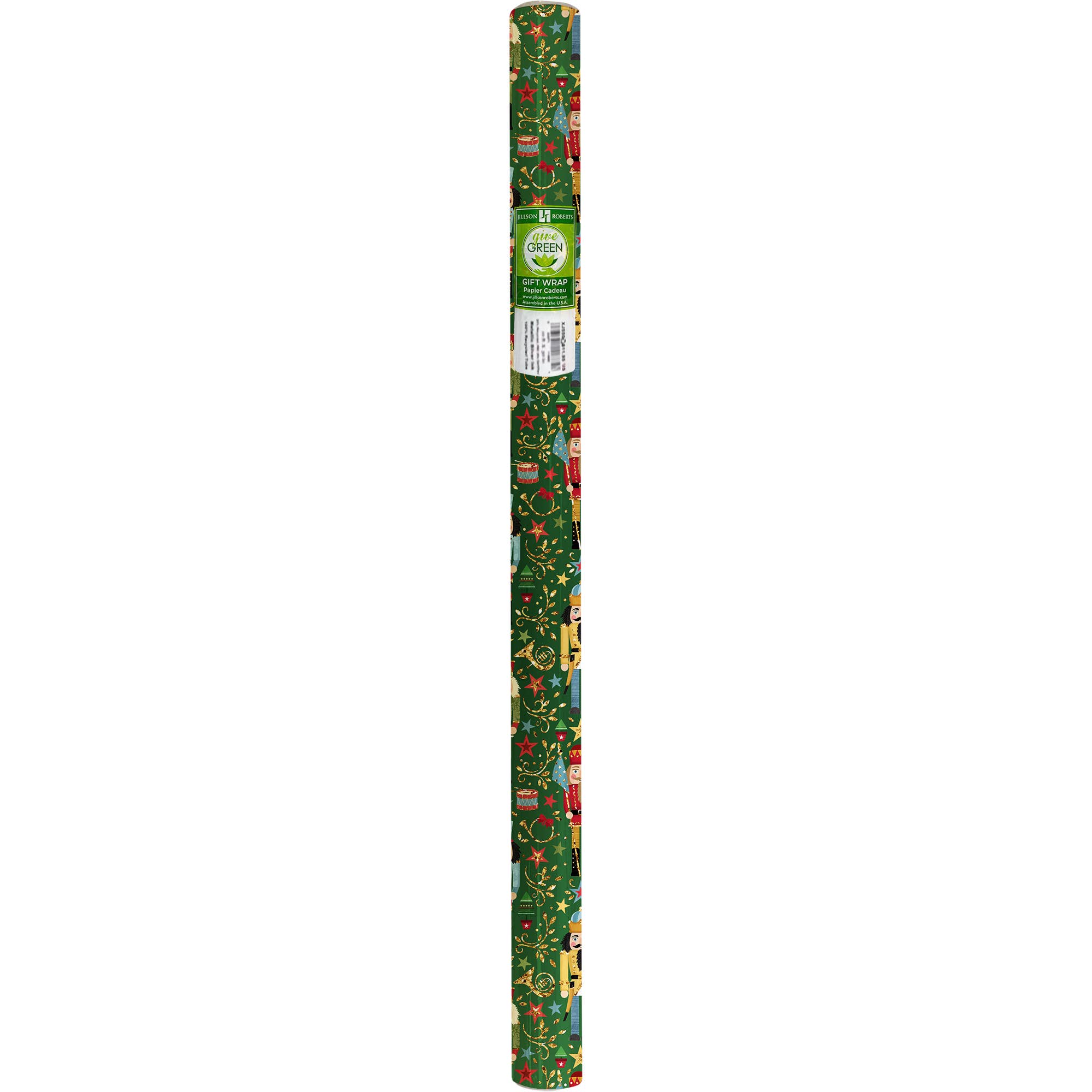 Jillson & Roberts - Wholesale Wrapping Paper Roll - Sparkling Nutcracker - Wrap - Jumbos3