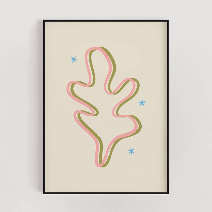 Impresión artística para pared inspirada en colores pastel de Henri Matisse para venta al por mayor de Malff Homeware