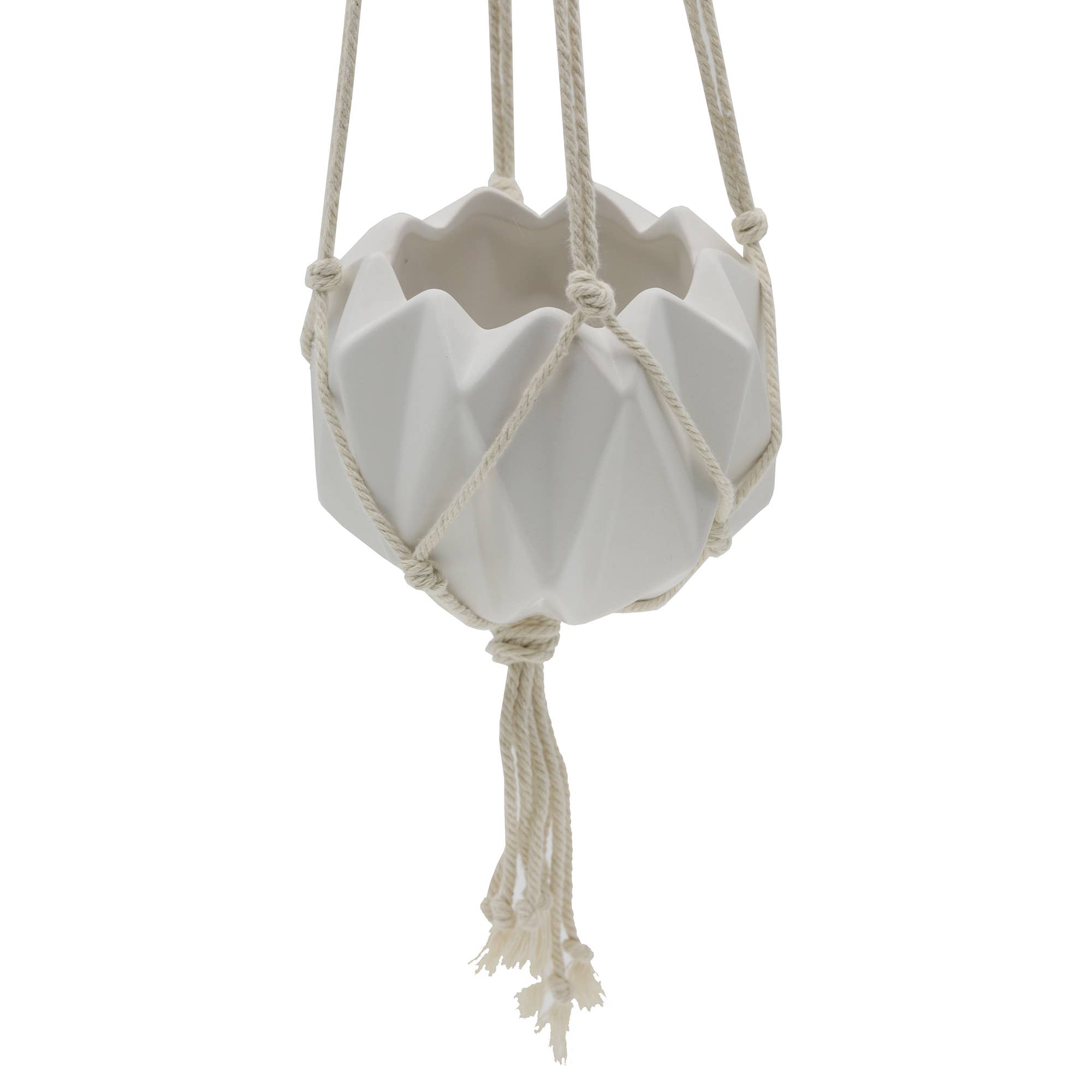 Flora Bunda Inc - Wholesale Hanging Planter - Hanging Ceramic Planter with Rope2