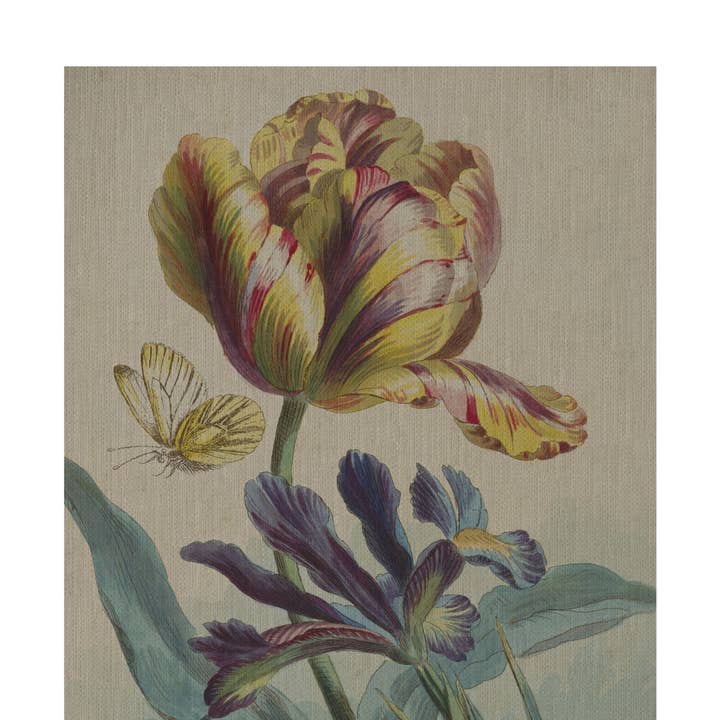 Galerie de tissus Motif fleurs et papillons pour la vente par SPLASHWORKS