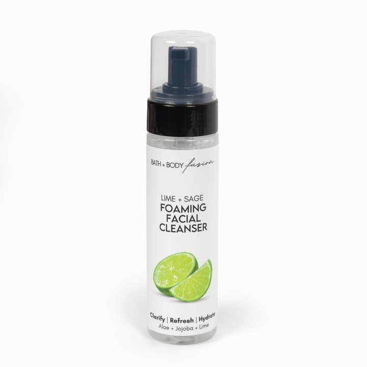 LIME + SALVIE SKUMMENDE ANSIGTSRENS for engroshandel hos Bath & Body Fusion