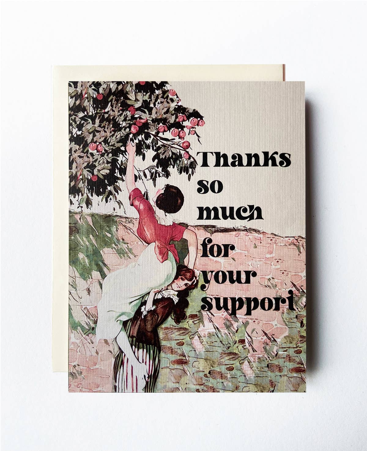 Art Deco Thank You for Your Support Vintage Card for wholesale by The Twentieth