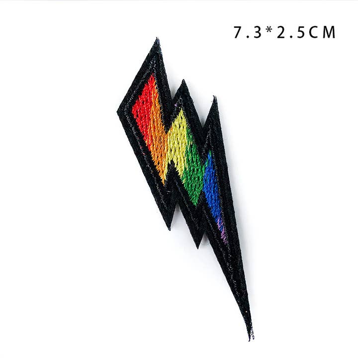 UNISHE - Wholesale Patch - LGBT Style Rainbow Embroidered Fabric DIY Iron on Patches2