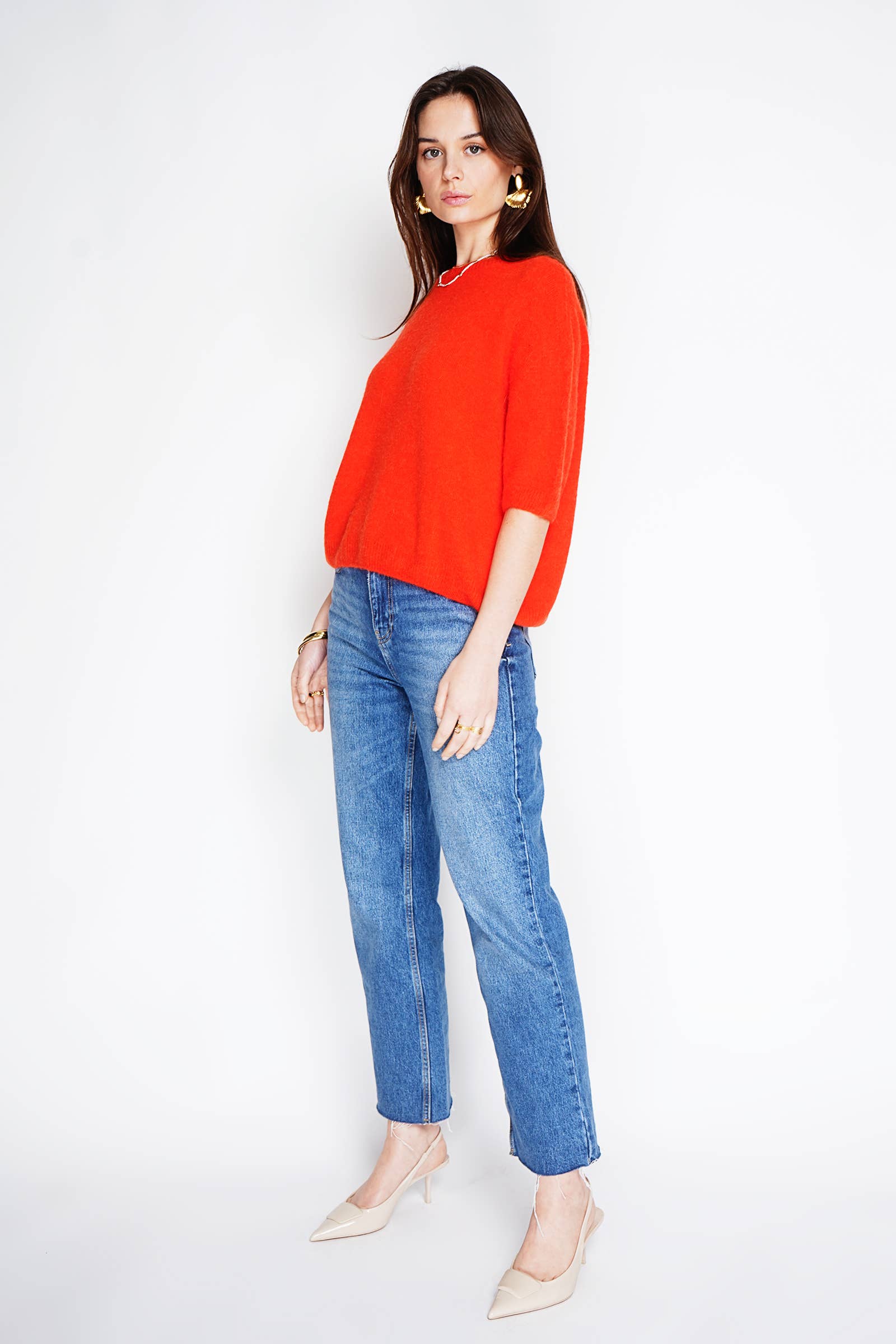 NOELINE - Wholesale Pullover-trui - Dames - Trui in superfijne alpaca 801026