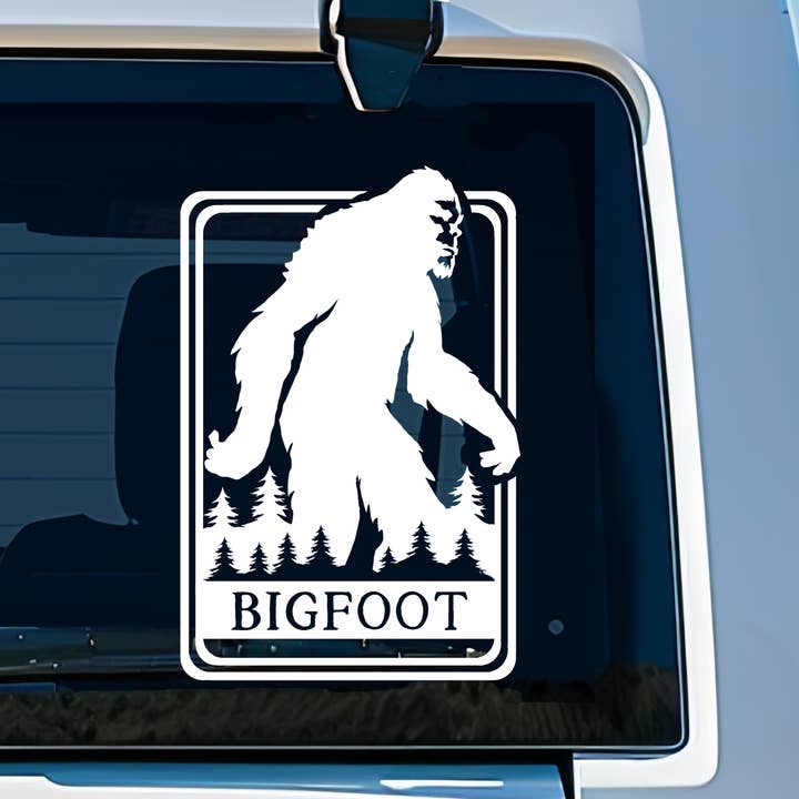 Bigfoot Sasquatch Vinyl Mærkat til vandflaske til bilvindue for engroshandel hos Hive Decals