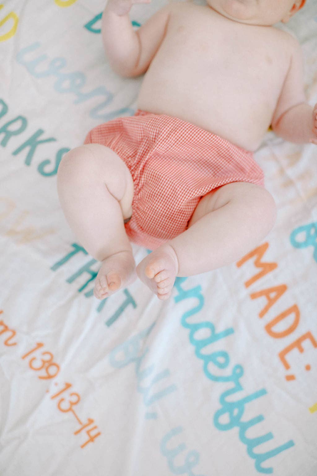 Tiny Theologians - Wholesale Bedding Blanket - Kids & Baby - Psalm 139 Muslin Baby Blanket12