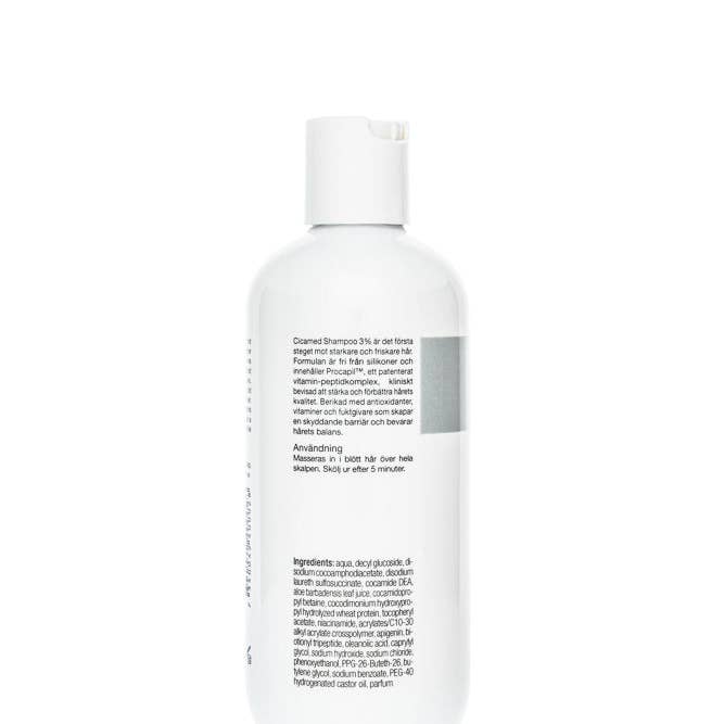Cicamed - Vente Shampoings - Perte de cheveux et cheveux clairsemés Shampooing quotidien fortifiant 3% Procapil
