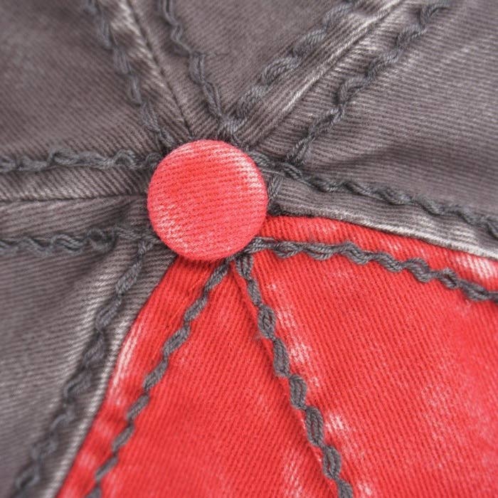 Olive & Pique - Wholesale Honkbalpet - Dames - Sunflower Bejeweled Glitz tweekleurige pet, verstelbaar