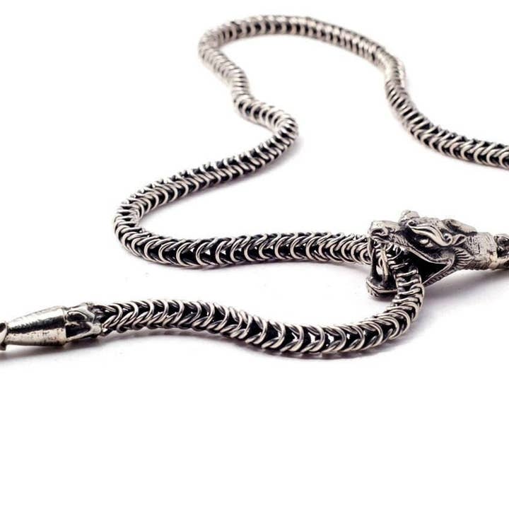 Drakfjäll Lång Justerbar Unisex Lariat för wholesale av JUNGLE TRIBE