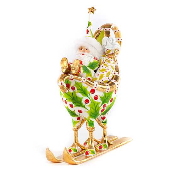 Patience Brewster by MacKenzie-Childs - Wholesale Ornament - Patience Brewster Dash Away Santa in Sleigh Ornament0