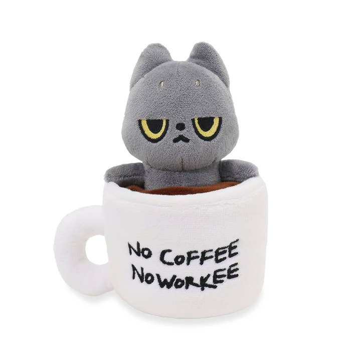 Hakongee - Coffee Workee Small Plush Sitting and other Purchase Wholesale coffee plush. Free Returns & Net 60 Terms on Faire trending on Faire.