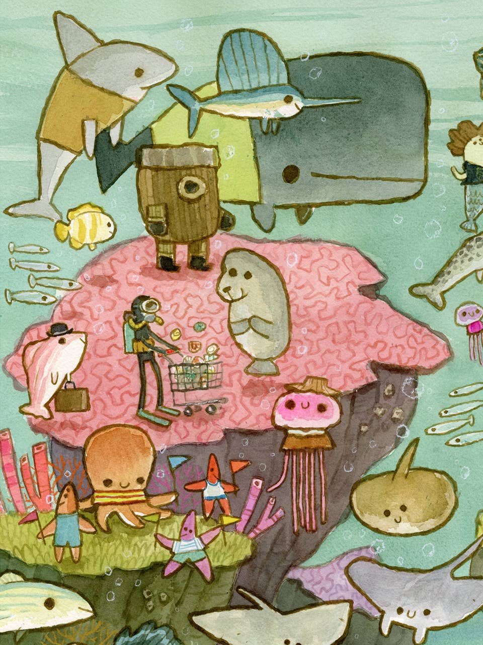 The Scott C Shop - Wholesale Art Print - Ocean Leisure Life1