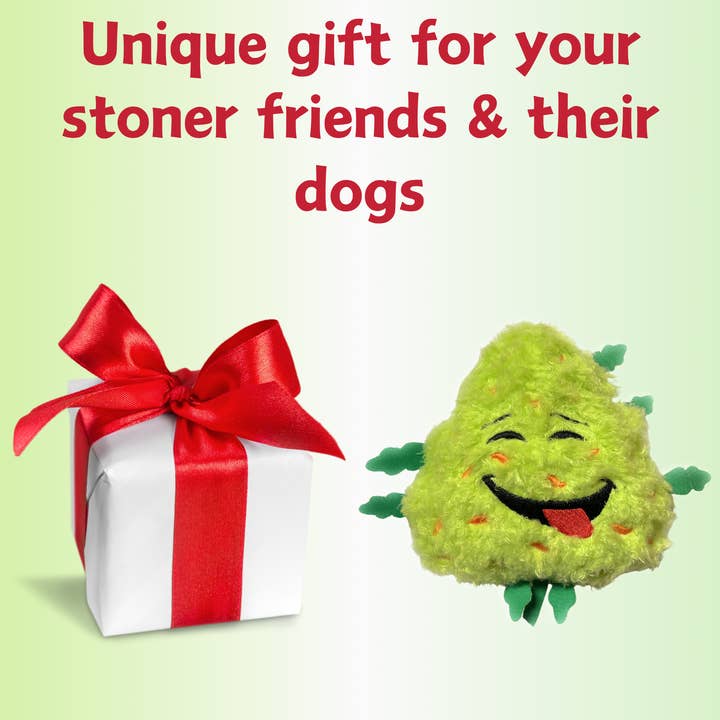 PAW:20 - Wholesale Pet Plush Toy - Dog - My Name is Bud the Weed Nug | Funny Plush Parody Dog Toy