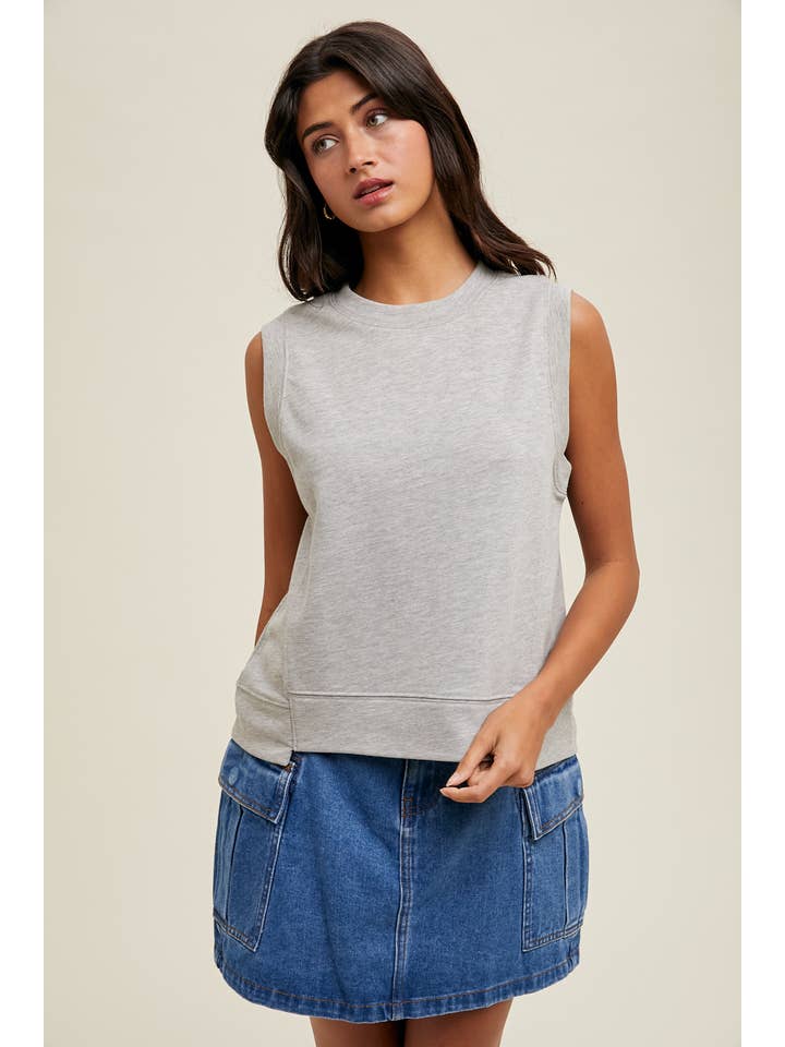 Wishlist Apparel - Wholesale Tank Top - Women's - FRENCH TERRY TANK TOP / WL25-10272T
