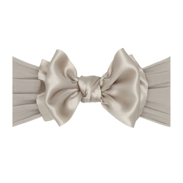 Baby Bling Bows - Wholesale Hair bow – Baby - Baby Bling® Satin FAB® soft nylon headband with satin bow8