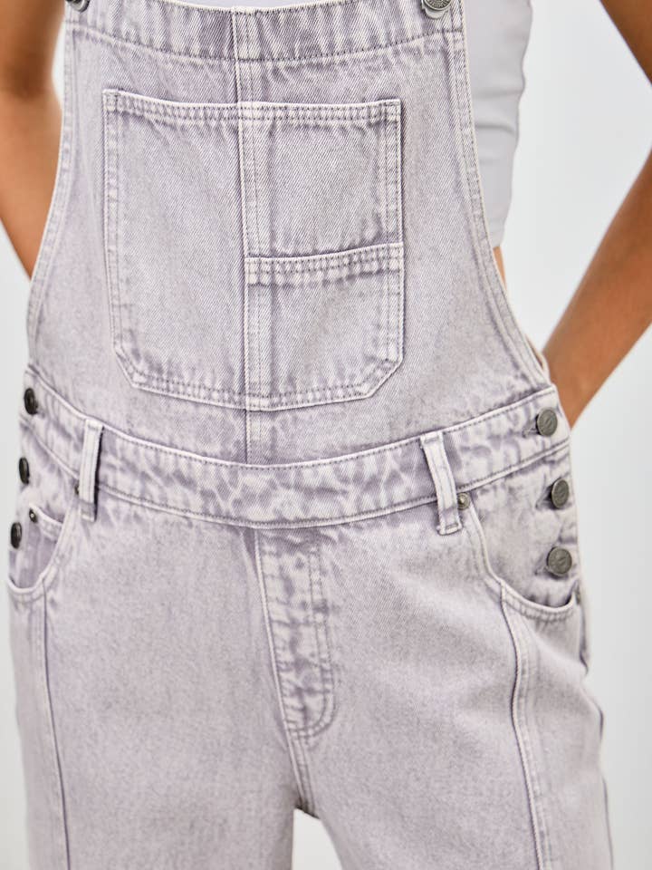 P82508GY-PLUS BARREL OVERALLS for wholesale by SAIGE DENIM