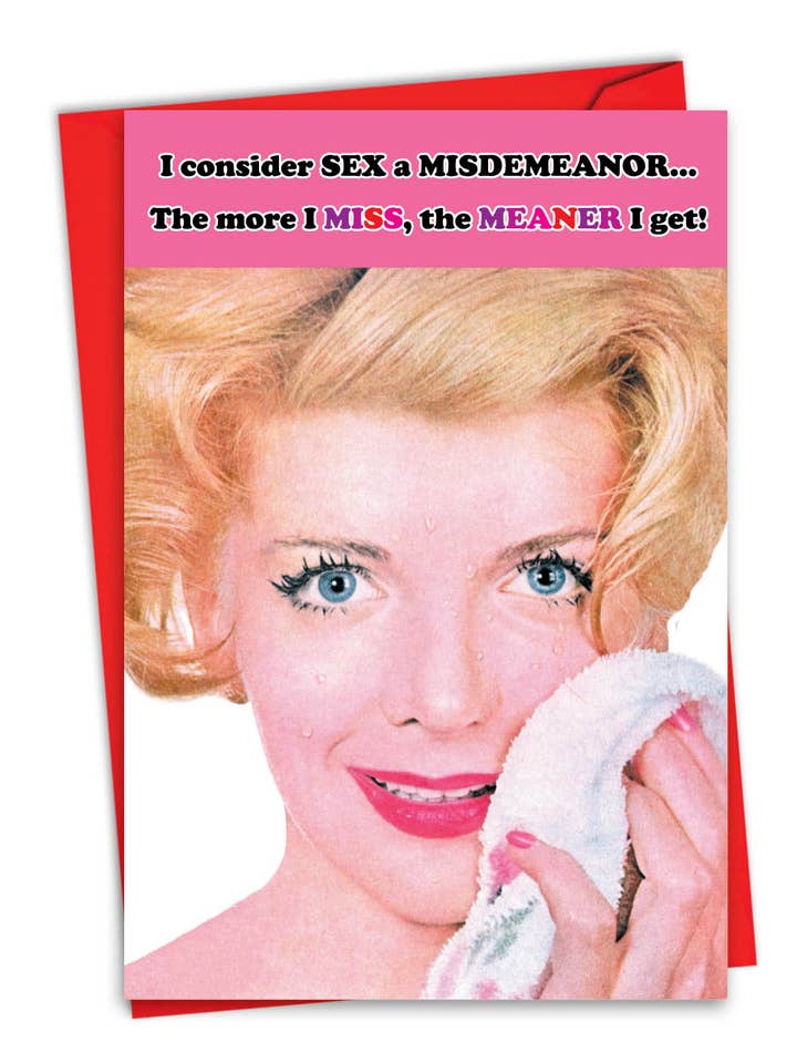 Carte de Saint-Valentin - Misdemeanor pour la vente par NobleWorks