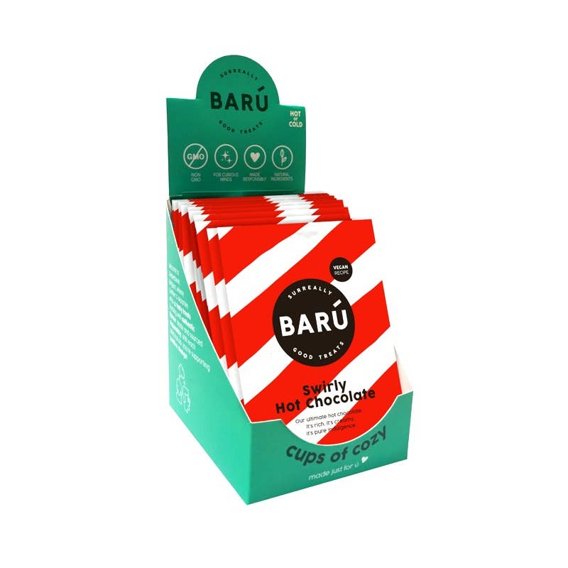 Belgium's Chocolate Source - Wholesale Hot Cocoa Mix/Kit - Baru Swirly Hot Chocolate Single Serve