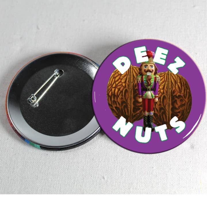Kalan - Wholesale Lapel Pin/Button - BTK443 XM Deez Nuts