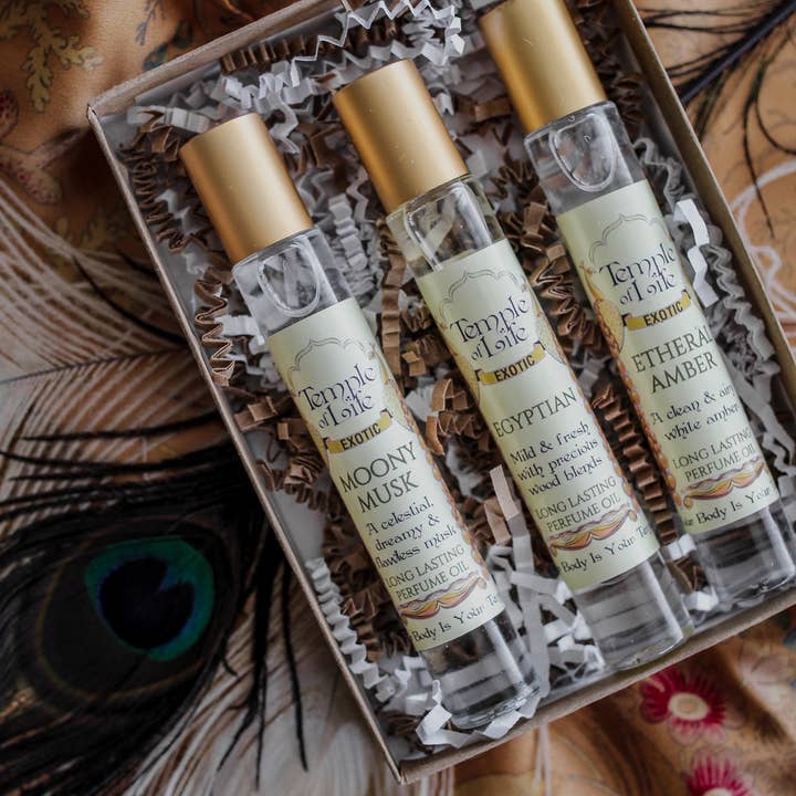 Temple of Life Oils & Perfumes – wholesale Roll-on fragrance – Exotic Perfume Oil | Moony Musk | White Egyptian Rollerball2